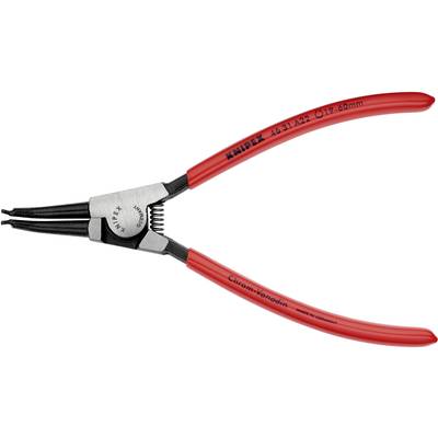 Pince à circlips Knipex rouge pour circlips intérieurs, plage de serrage de 19-60 mm, poignée ergonomique, adaptée aux travaux mécaniques.
