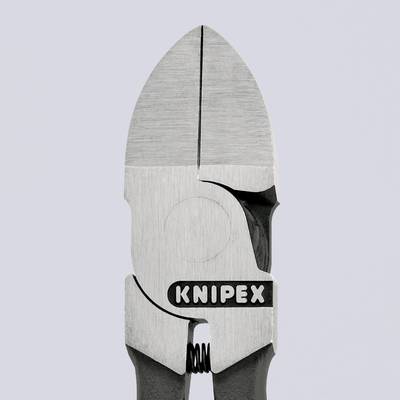 Pince de la marque Knipex à surface argentée, adaptée pour couper des fils ou d'autres matériaux.