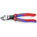 Pince coupante diagonale à forte démultiplication avec facette Knipex 74 22 200 200 mm 1 pc(s)