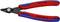 Coupe-câbles rouge et bleu de la marque Knipex avec inscription « max. Cu Ø 1,0 ».