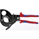 Knipex 95 31 280 Coupe-câble à cliquet Adapté pour (technique d'isolation) câbles en alu et en cuivre, à 1 ou plusieurs