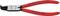 Pince circlips de mer rouge Knipex, modèle 4421 J21, adaptée aux anneaux de 19-60 mm, en acier chrome-vanadium avec poignées en plastique.