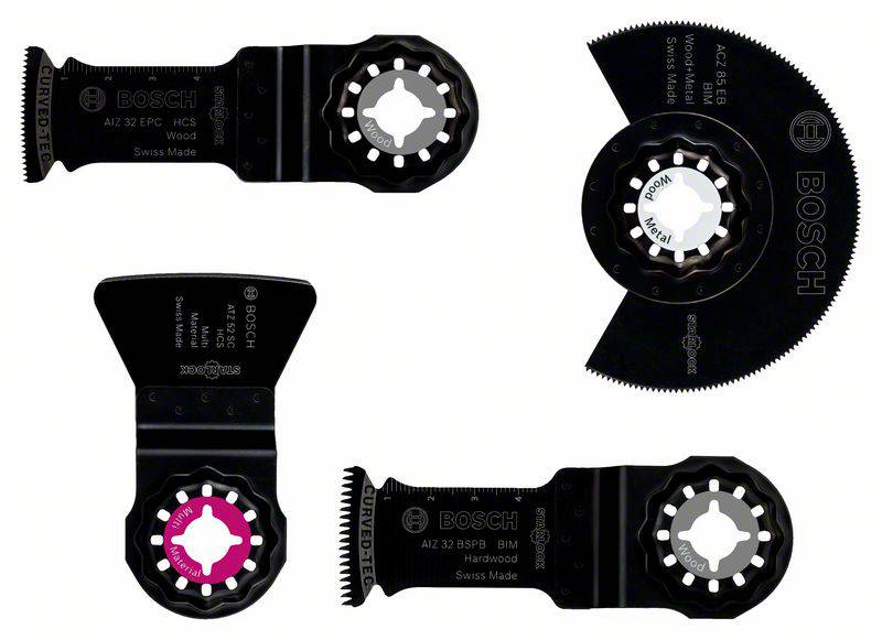 Set d'accessoires pour sols et montage 4 pièces Bosch