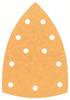 Feuille abrasive pour ponceuse Multi avec bande auto-agrippante, perforé Bosch Accessories 2608607402 Grain 40 (L x l) 102 mm x 62.93 mm 10 pc(s)