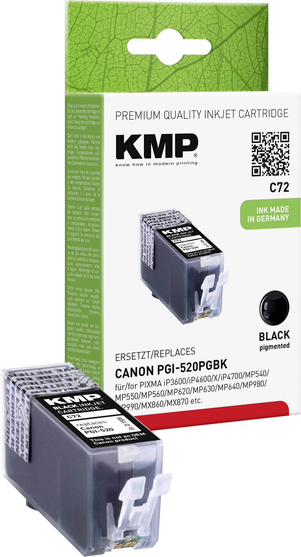 Canon PGI-520PGBK cartouche d'encre noire (d'origine)