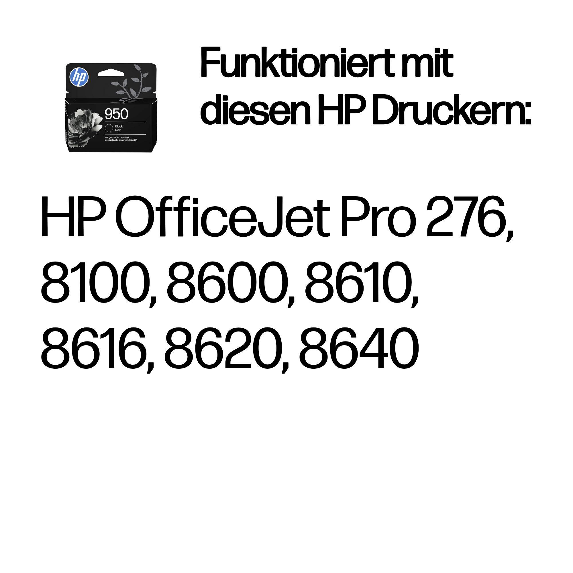 HP 950 Encre d'origine noir CN049AE Encre