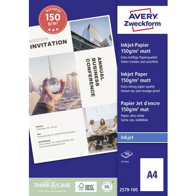 Invitation à la conférence d'affaires annuelle le 25 janvier. Papier jet d'encre de haute qualité, mat, 150 g/m².