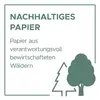 PAPIER DURABLE. Papier issu de forêts gérées de manière responsable