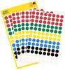 Avery-Zweckform 3090 Pastilles Ø 8 mm rouge, vert, jaune, bleu, noir, blanc 416 pc(s) fixation permanente papier