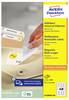 Etiquette universelles Avery-Zweckform L4736REV-100 45.7 x 21.2 mm papier blanc 4800 pc(s) décollable