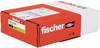 Fixation pour cadres SXR Fischer 046265, 10 x 120 T, nylon 10 mm, x50