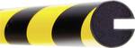 Protection de profil CERCLE 40/40/8 x 1000 mm jaune/noir