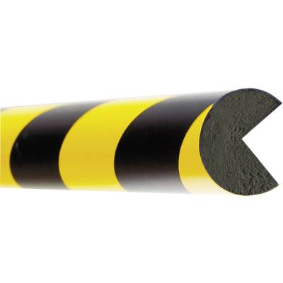 Protection d'angle CERCLE Elément standard 40/40 x 1000 mm jaune/noir autocollante Moravia 422.19.099