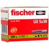 Chevilles en nylon universelles 5mm UX Fischer x100
