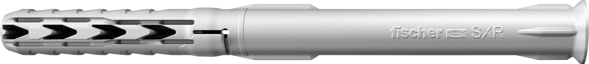 Ancre murale Silver Fischer SXR avec manchon d'expansion à fentes, présentée horizontalement sur fond blanc.