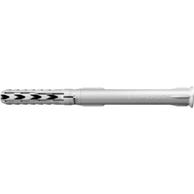 Ancre murale Silver Fischer SXR avec manchon d'expansion à fentes, présentée horizontalement sur fond blanc.