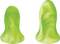 Bouchons auriculaires vert à motif marbre, façonnés pour la réduction du bruit, présentés selon deux angles.