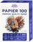 Emballage de papier Avery Zweckform 100. Contient 500 feuilles, format A4, 100 g/m². Adapté aux imprimantes jet d'encre, laser et photocopieurs. Écolabel et certificat FSC.