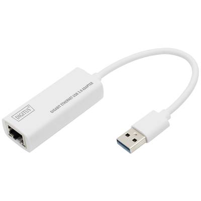 Adaptateur réseau Digitus DN-3023 1 GBit/s USB 3.2 (1è gén.) (USB 3.0), LAN (10/100/1000 Mo/s)