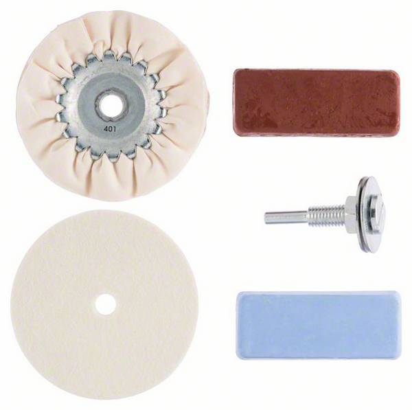 Set de polissage Bosch Accessories 2609256555 Diamètre 85 mm    N/A