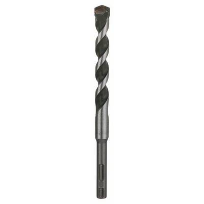 Un foret argenté au design en spirale et à queue à emmanchement SDS-Plus.