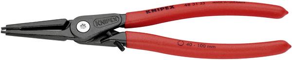 Knipex 48 31 J3 Pince pour circlips Adapté pour (pinces pour circlips) circlips intérieurs 40-100 mm  Forme de la panne (détails) droite