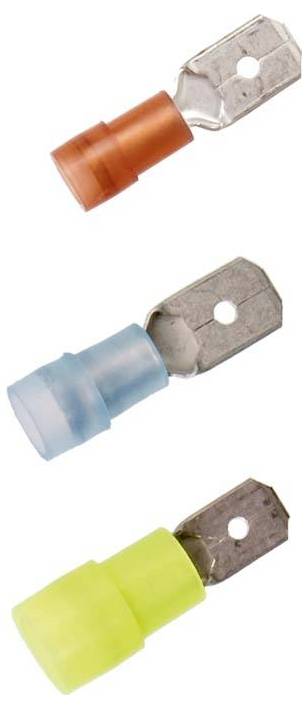 Cosse clip 6.3 mm x 0.8 mm LAPP L-RB 63 H 63101080 180 ° partiellement isolé bleu 100 pc(s)-0