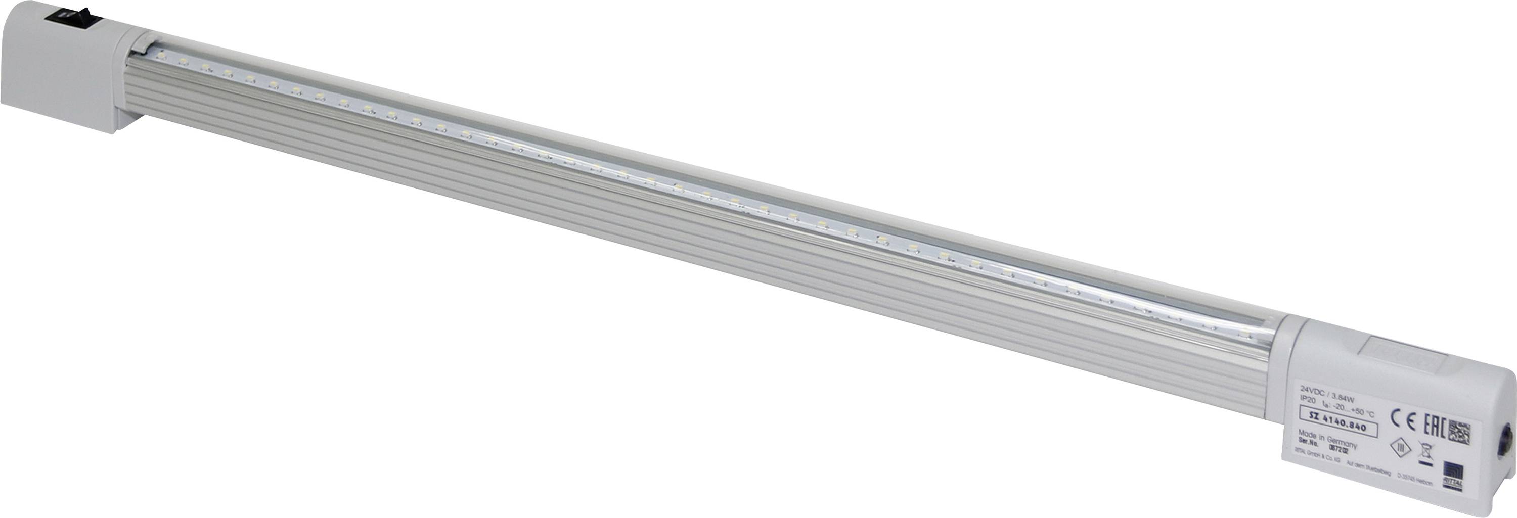 Rittal SZ 4140.840 Lampe compacte Polycarbonate gris clair (RAL 7035) (L x l x H) 20.64 x 530 x 32.8 mm 1 pc(s) Piece
