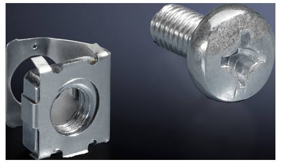 Rittal DK 7000.990 Ecrou à ressort avec vis acier 50 pc(s)