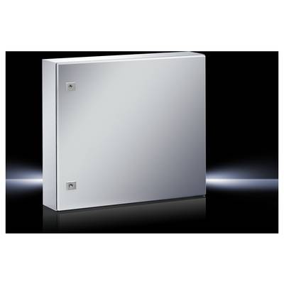 Armoire métallique gris argent avec deux serrures, éclairée sur fond noir.