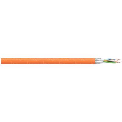 Faber Kabel 100952 Câble réseau CAT 7 S/FTP 4 x 2 x 0.25 mm² orange Marchandise vendue au mètre