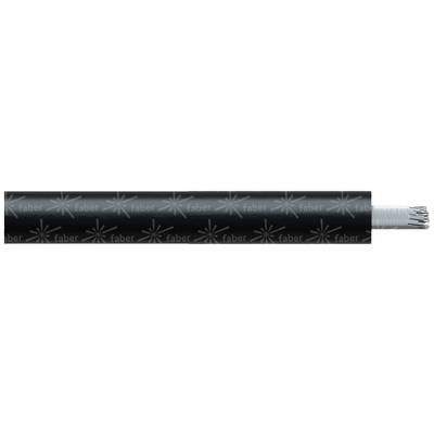 Faber Kabel 050184 Câble à gaine caoutchouc NSGAFOEU 1,8/3 KV 1 x 25 mm² noir Marchandise vendue au mètre