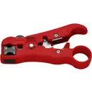 Knipex 16 60 06 SB Dénudeur de câble adapté pour câbles coaxiaux RG59, RG6, RG7, RG11