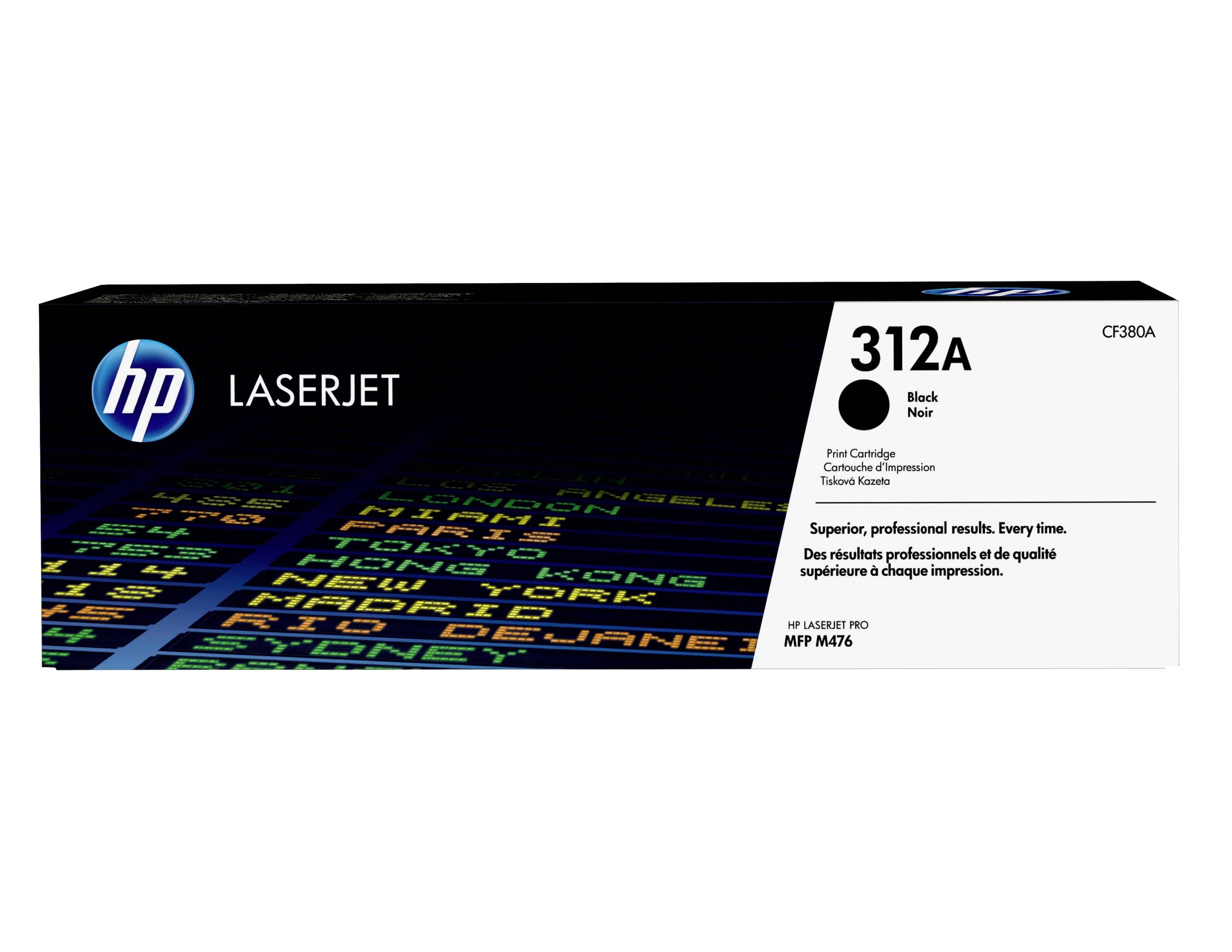 Cassette de toner d'origine HP 312A noir CF380A