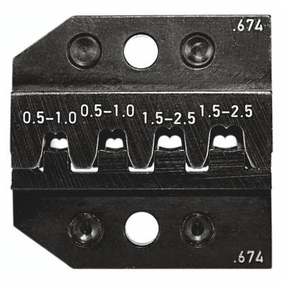 Rennsteig Werkzeuge  624 674 3 0 Matrice à sertir pour connecteur modulaire  0.5 à 2.5 mm²   adapté pour marque (pinces)