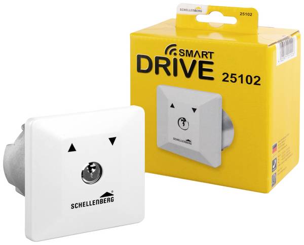 Schellenberg 25102  Interrupteur à clé pour motorisation de portail   encastré