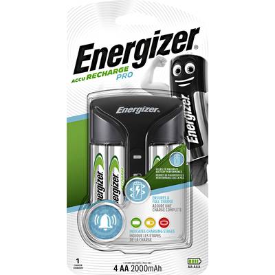 Un contrôleur de jeu noir avec deux piles AA Energizer en dessous. Texte en haut : 'MAXIMISE LA PERFORMANCE DES BATTERIES'.