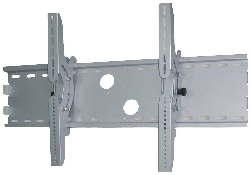 Support mural métallique pour téléviseur avec bras de fixation réglables. Adapté pour la fixation sécurisée des téléviseurs à écran plat au mur.