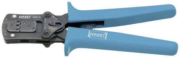 Hazet 4658-10 4658-10 Pince à sertir  pour raccords à contact et à câble non-isolés 0.35 à 1.5 mm²
