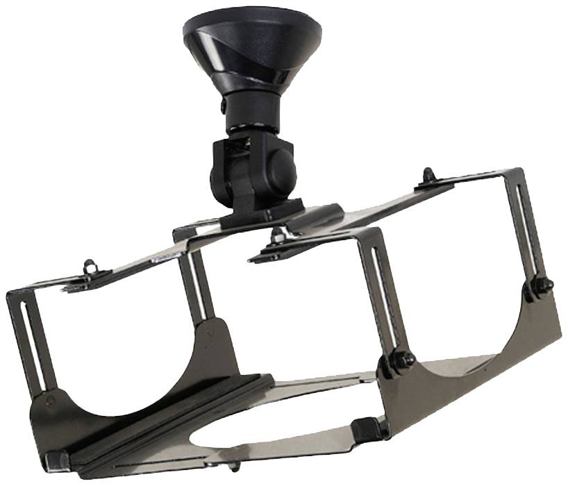 Support Plafond Projecteur Universel - Inclinaison ±25° - 15-65cm Réglable - Jusqu'à 20kg