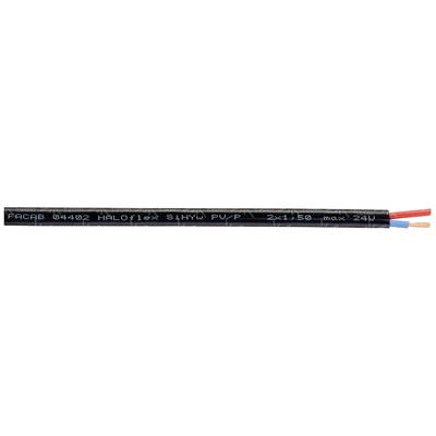 Câble d'installation Faber Kabel 031848 Li2GYw 2 x 2.50 mm² noir Marchandise vendue au mètre