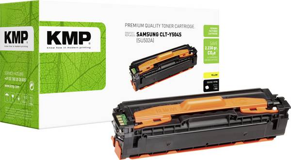 Cassette de toner KMP SA-T60 remplace Samsung CLT-Y504S compatible jaune 1800 pages