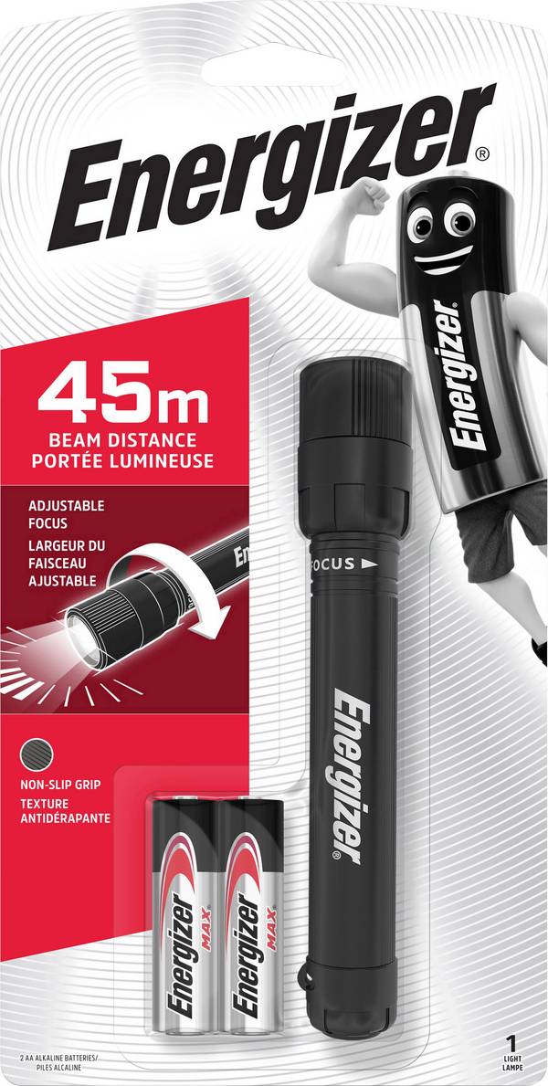 Lampe de poche Energizer X-Focus 2AA LED  à pile(s) 50 lm  100 g