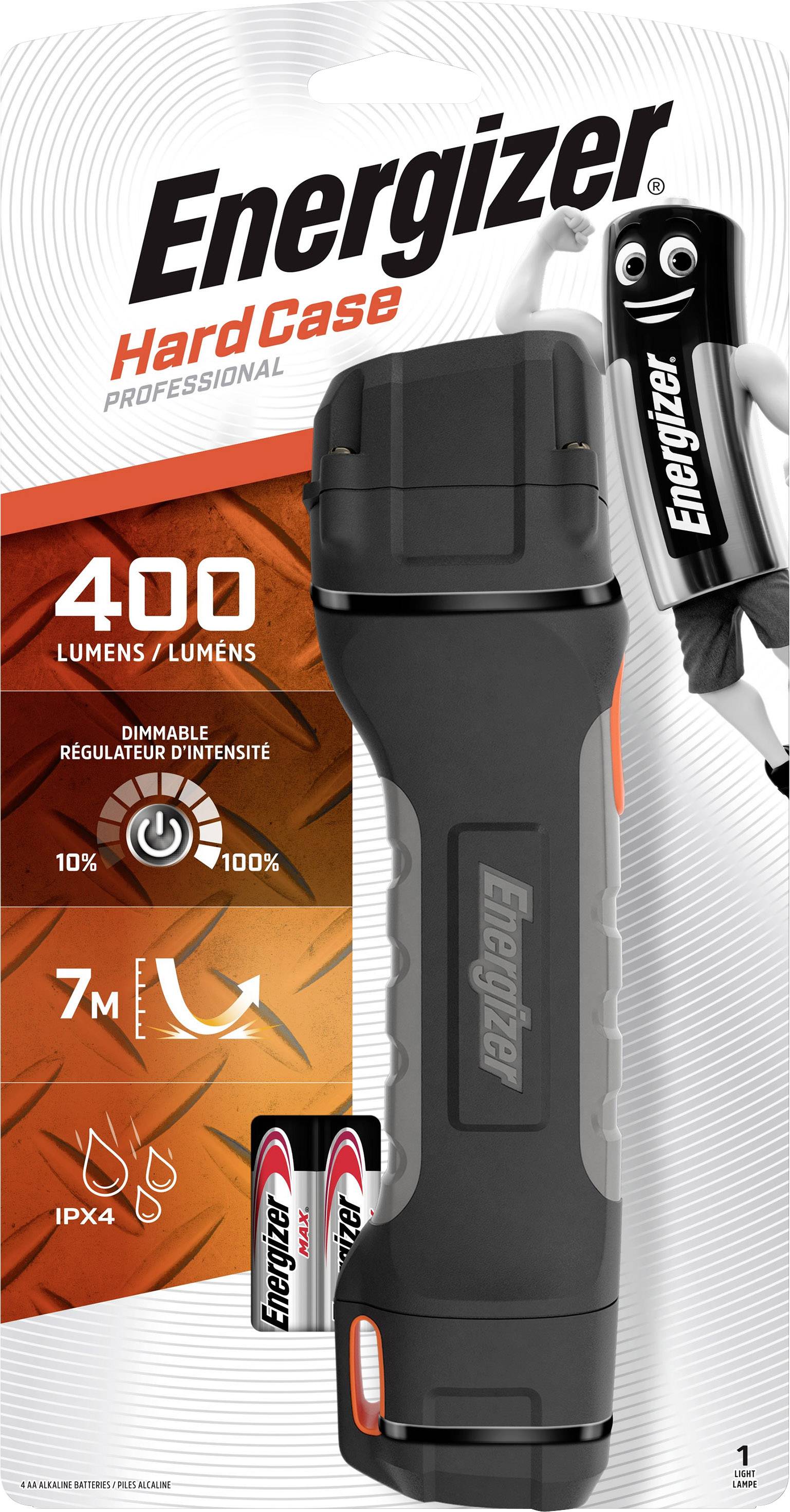 Lampe de poche Energizer Hardcase 4AA LED à pile(s) 400 lm 725 g-7