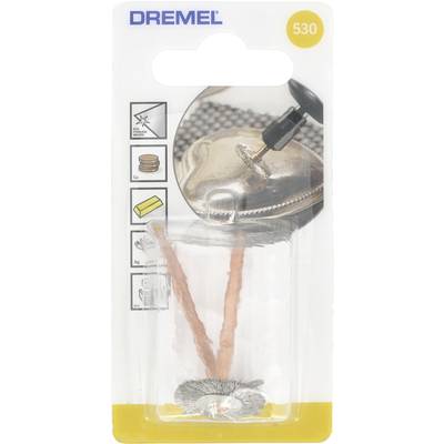 DREMEL 2 Brosses en acier 19 mm - 428 - 26150428JA