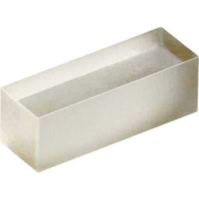 Une brique rectangulaire, couleur sable, uniformément façonnée, sans irrégularités visibles ou caractéristiques particulières.