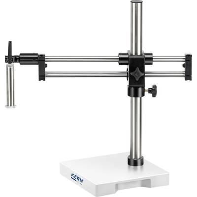 Support de microscope avec un pied stable et un bras ajustable pour un positionnement flexible. Adapté aux applications de laboratoire précises.