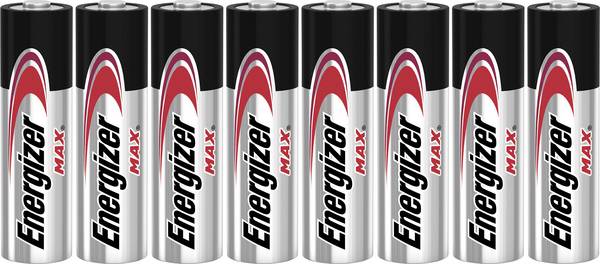 Pile LR6 (AA) alcaline(s) Energizer E301531300 Max LR06 1.5 V 8 pc(s)