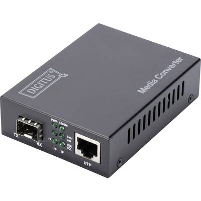 Convertisseur de média réseau Digitus DN-82130 LAN, SFP 1 GBit/s