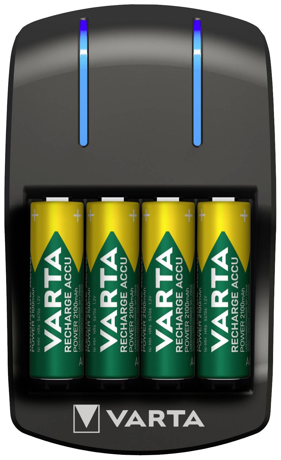 Chargeur de piles rondes NiMH avec accus Varta Plug Charger 4x56706-1